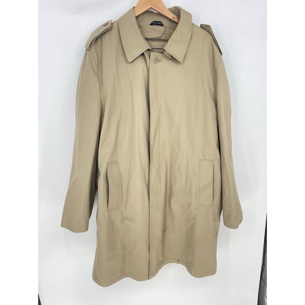 The All Weather Coat For All Season Thermolite Trench Coat Men's 48 Long